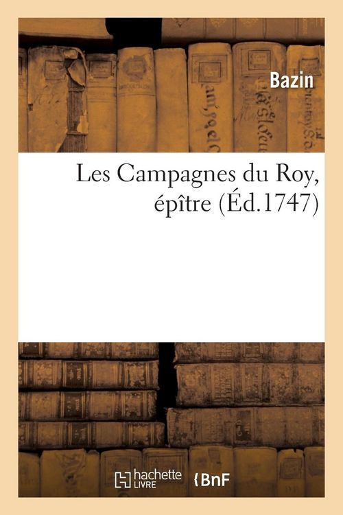 Produktbild: Les Campagnes Du Roy, &Eacute;p&icirc;tre