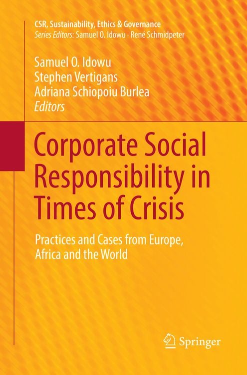 Produktbild: Corporate Social Responsibility in Times of Crisis