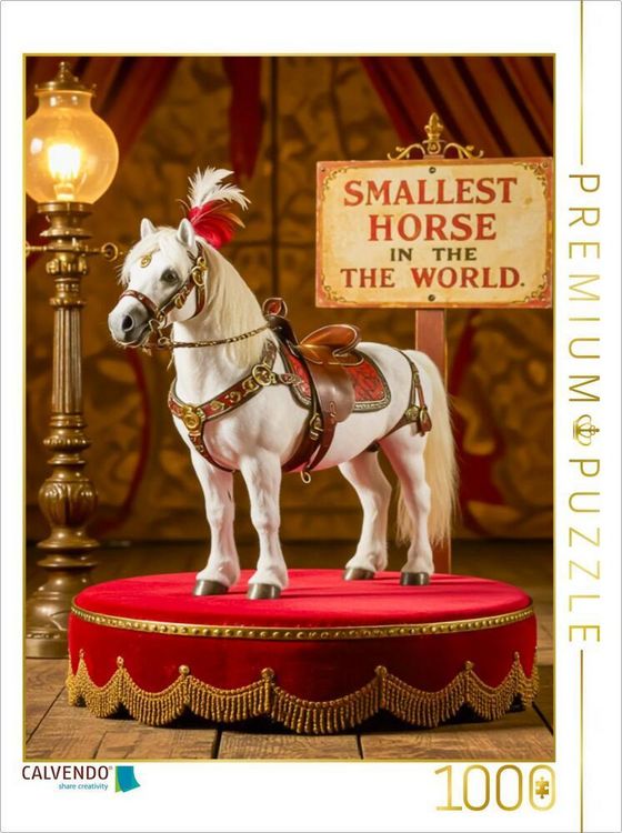 Produktbild: CALVENDO Puzzle Das kleinste Pferd der Welt | 1000 Teile Lege-Gr&ouml;&szlig;e 64x48cm Foto-Puzzle f&uuml;r gl&uuml;ckliche Stunden
