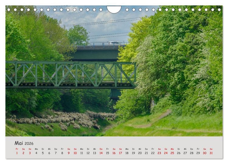Produktbild: Herne: Stadt an Emscher und Kanal (Wandkalender 2026 DIN A4 quer), CALVENDO Monatskalender