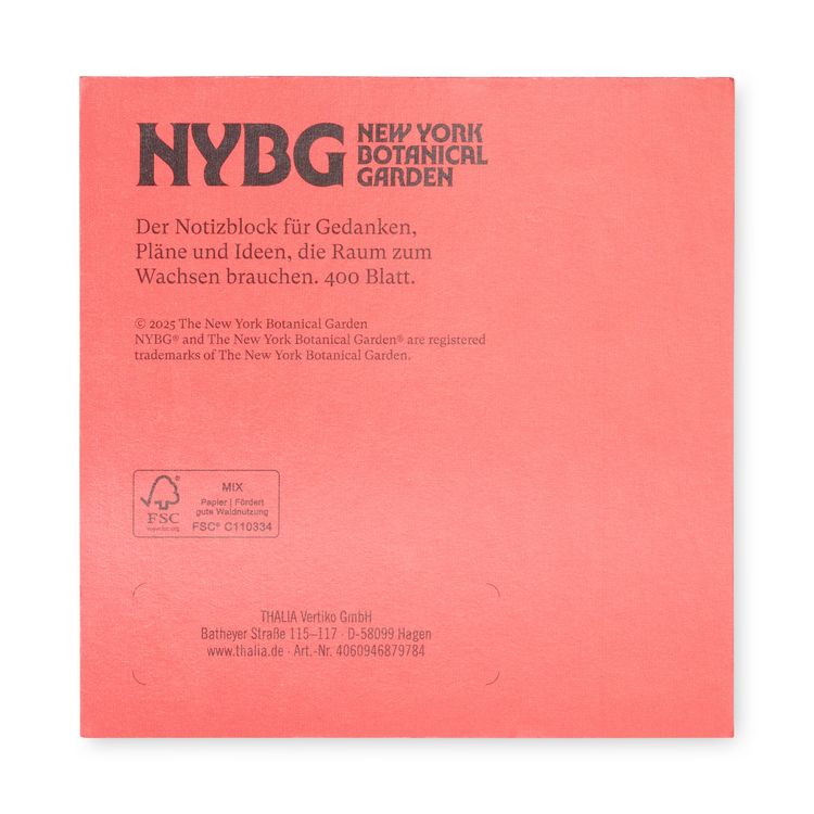 Produktbild: Notizblock Pfingstrosen