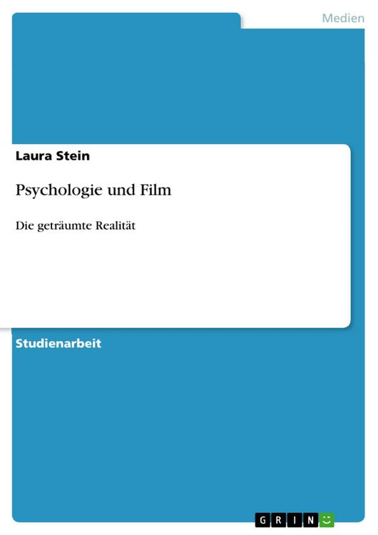 Produktbild: Psychologie und Film