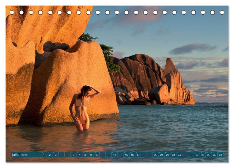 Produktbild: Passion du nu artistique (Calendrier de bureau 2026 DIN A5 vertical), CALVENDO calendrier mensuel