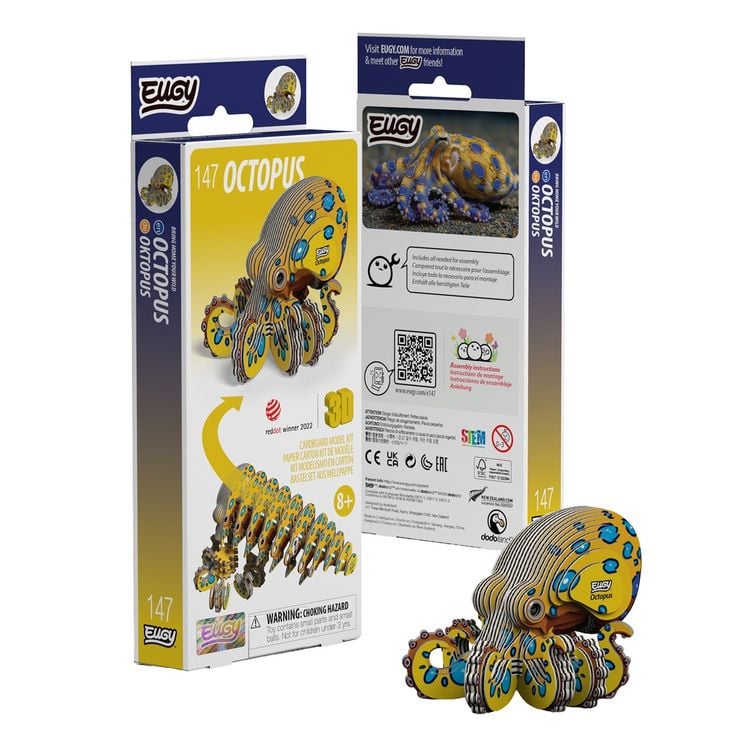 Produktbild: EUGY - 3D Bastelset Oktopus
