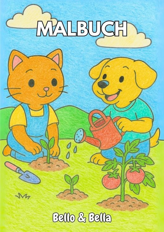 Produktbild: Malbuch - Bello &amp; Bella