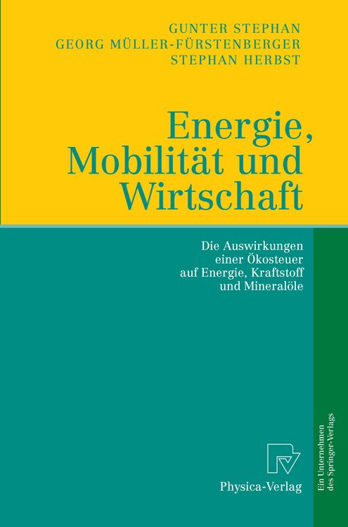 Produktbild: Energie, Mobilit&auml;t und Wirtschaft