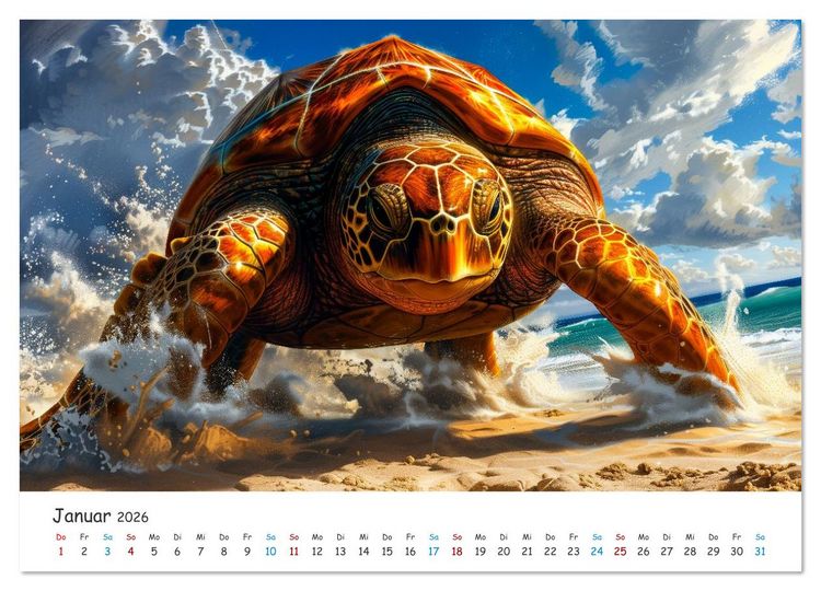 Produktbild: W&auml;chter der Meere (Wandkalender 2026 DIN A4 quer), CALVENDO Monatskalender