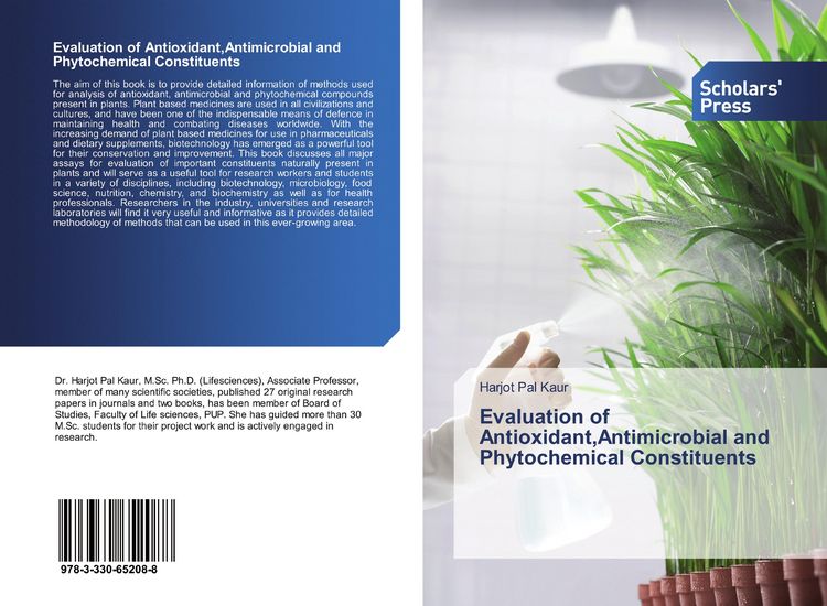 Produktbild: Evaluation of Antioxidant,Antimicrobial and Phytochemical Constituents
