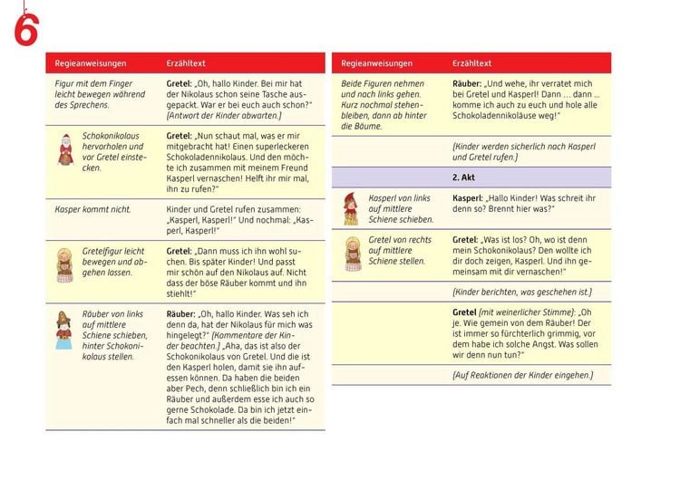 Produktbild: Kasper und der verschwundene Nikolaus. Erz&auml;hlschienen-Figurenset