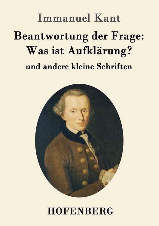 Produktbild: Beantwortung der Frage: Was ist Aufkl&auml;rung?