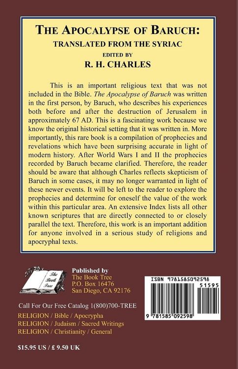 Produktbild: The Apocalypse of Baruch