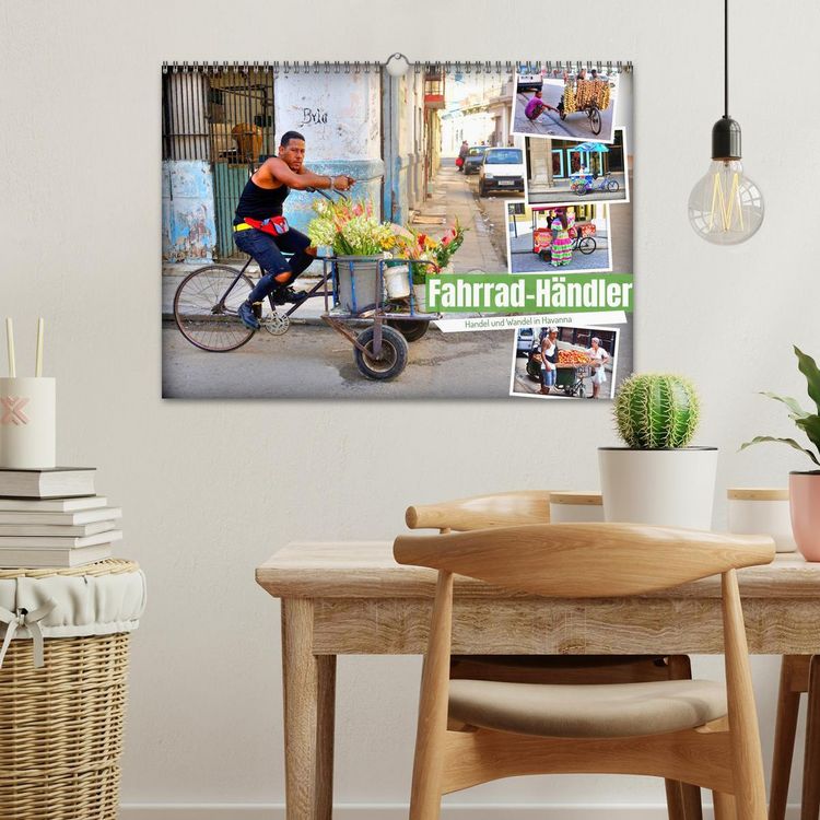 Produktbild: Fahrrad-H&auml;ndler - Handel und Wandel in Havanna (Wandkalender 2026 DIN A3 quer), CALVENDO Monatskalender