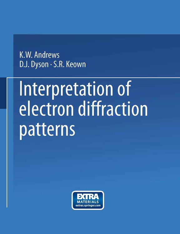Produktbild: Interpretation of Electron Diffraction Patterns