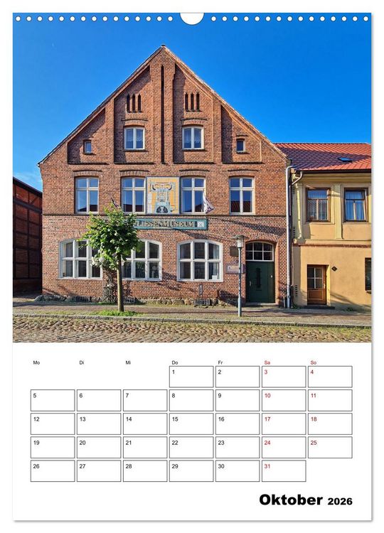 Produktbild: Boizenburg am Elberadweg (Wandkalender 2026 DIN A3 hoch), CALVENDO Monatskalender