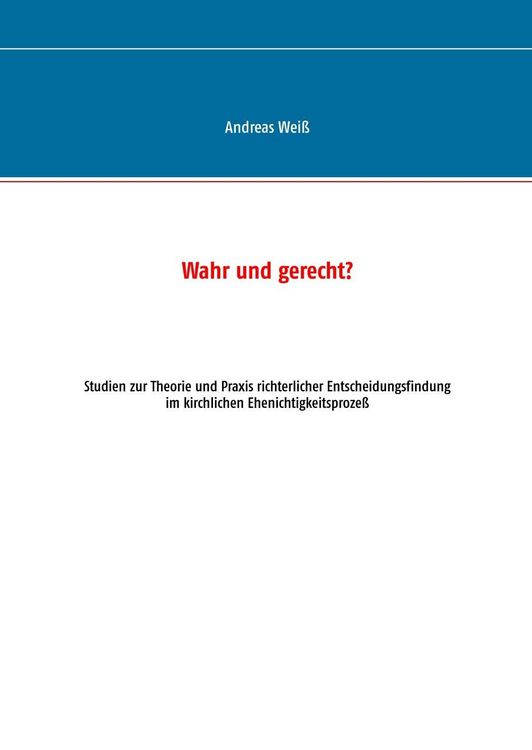 Produktbild: Wahr und gerecht?