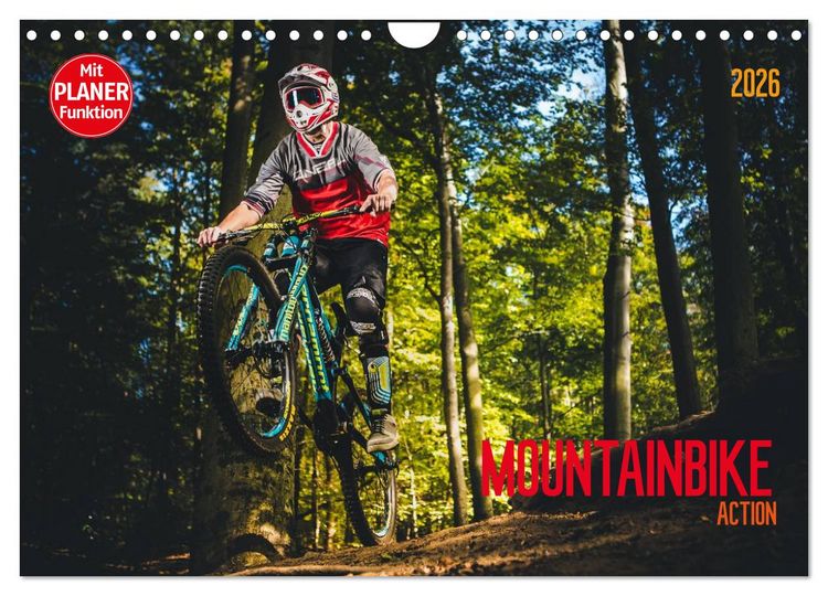 Produktbild: Mountainbike Action (Wandkalender 2026 DIN A4 quer), CALVENDO Monatskalender