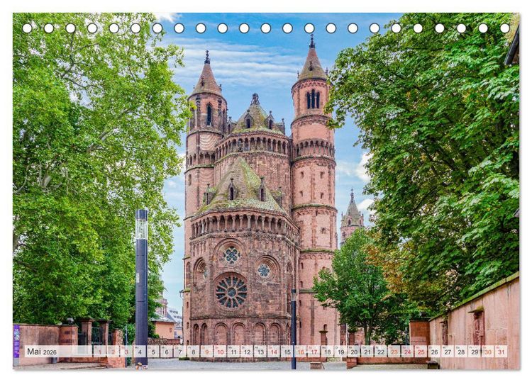 Produktbild: Worms Impressionen (Tischkalender 2026 DIN A5 quer), CALVENDO Monatskalender