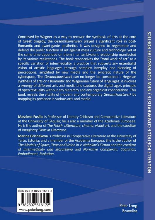 Produktbild: The Gesamtkunstwerk as a Synergy of the Arts