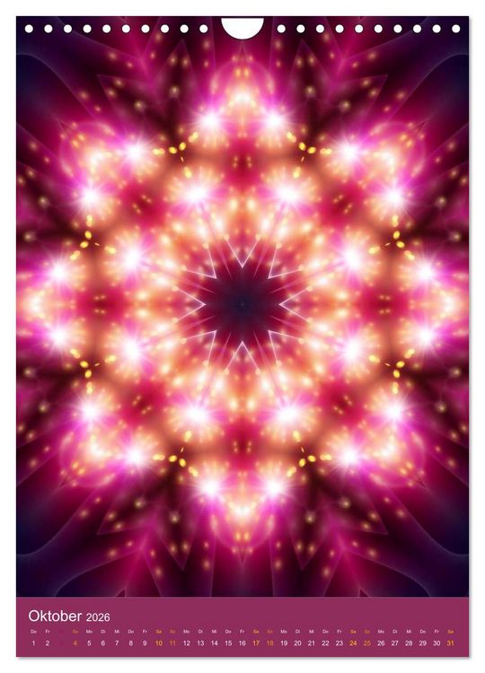 Produktbild: Lichtvolle Mandalas (Wandkalender 2026 DIN A4 hoch), CALVENDO Monatskalender