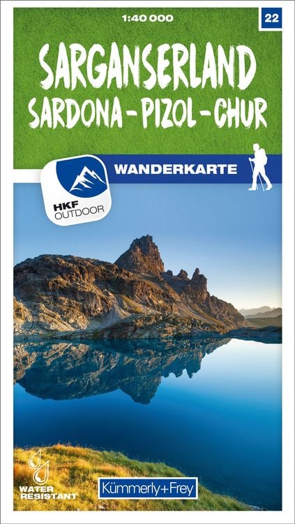 Bild vom Artikel Sarganserland Sardona - Pizol - Chur 22 Wanderkarte vom Autor 