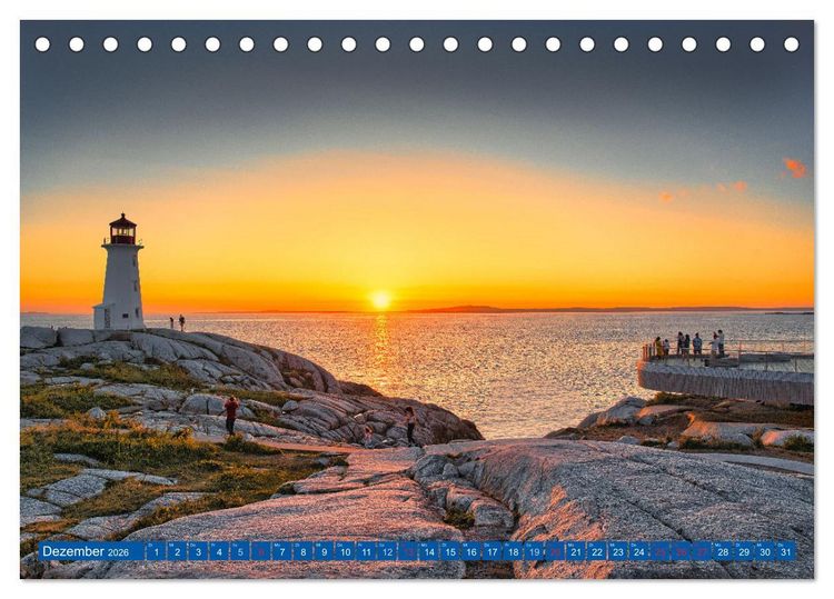 Produktbild: KANADA - Der maritime Osten (Tischkalender 2026 DIN A5 quer), CALVENDO Monatskalender