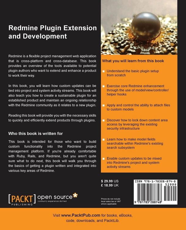 Produktbild: Redmine Plugin Extension and Development