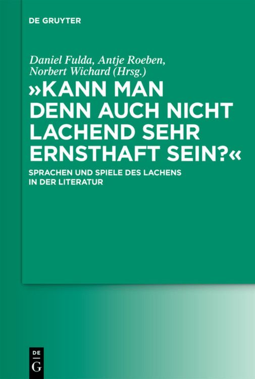 Produktbild: "Kann man denn auch nicht lachend sehr ernsthaft sein?"