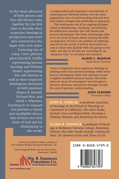 Produktbild: Searching for an Adequate God