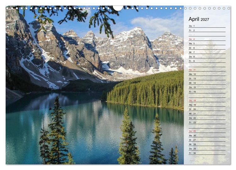Produktbild: Rocky Mountains 2027 (Wandkalender 2027 DIN A3 quer), CALVENDO Monatskalender