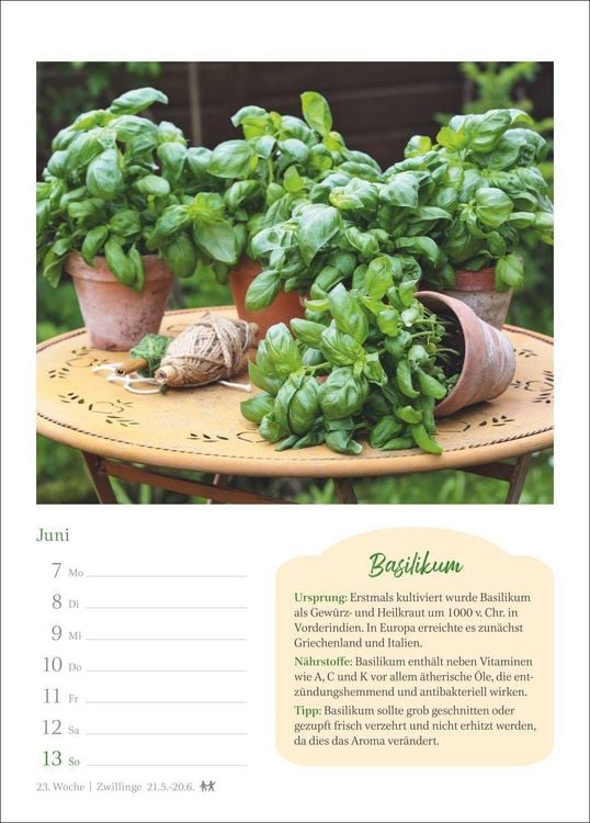 Produktbild: Der kleine K&uuml;chenkalender Wochenkalender 2027 - Wochenkalender mit praktischen Tipps