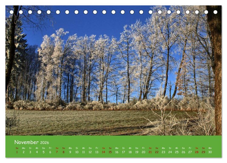Produktbild: Bergisches Land (Tischkalender 2026 DIN A5 quer), CALVENDO Monatskalender