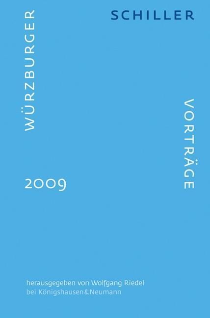 Produktbild: W&uuml;rzburger Schiller Vortr&auml;ge 2009