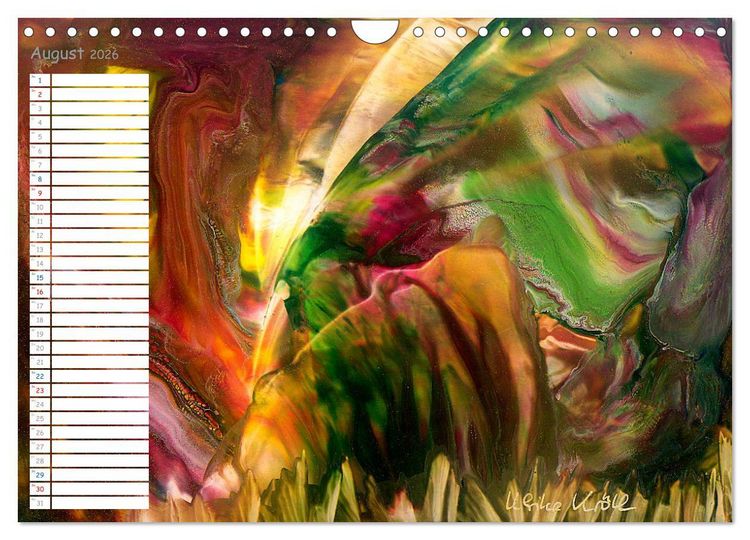 Produktbild: Faszination Malerei - Planer (Wandkalender 2026 DIN A4 quer), CALVENDO Monatskalender