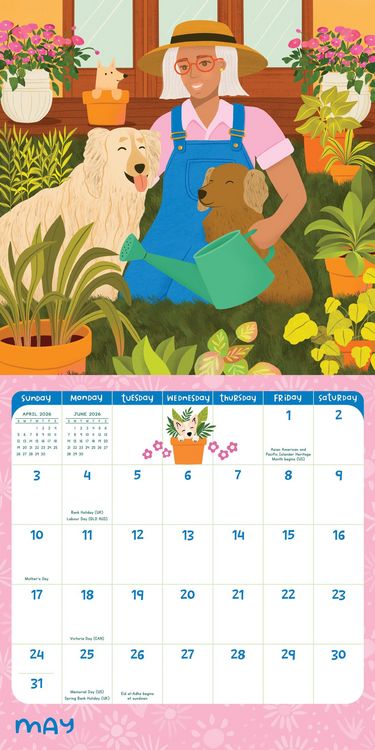 Super Mum, Kim Nash Square Wall Planner Calendar 2023 (Kalender) (2022