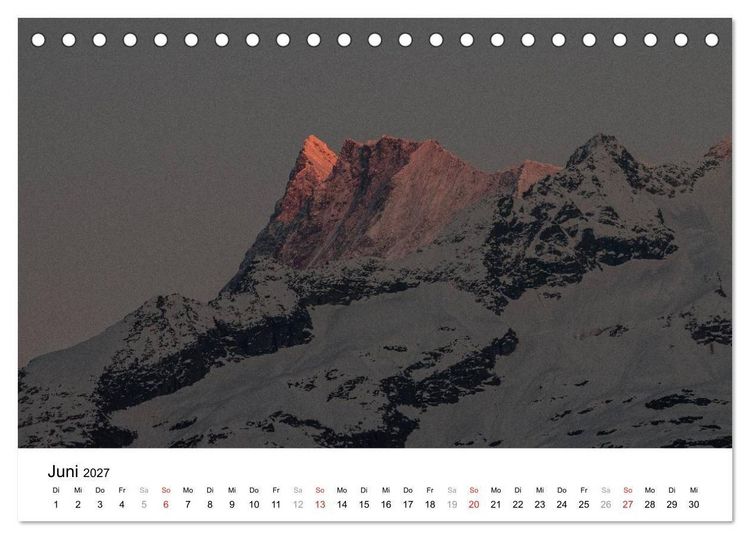 Produktbild: Berner Oberland (Tischkalender 2027 DIN A5 quer), CALVENDO Monatskalender