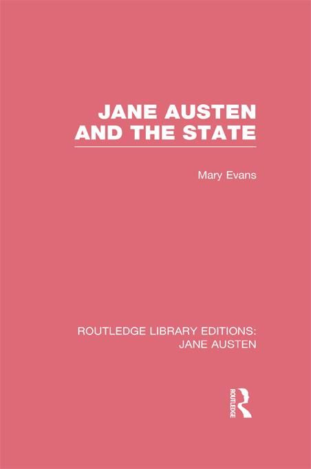 Produktbild: Jane Austen and the State (RLE Jane Austen)