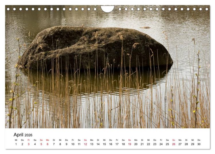 Produktbild: Granitwelten im Waldviertel (Wandkalender 2026 DIN A4 quer), CALVENDO Monatskalender
