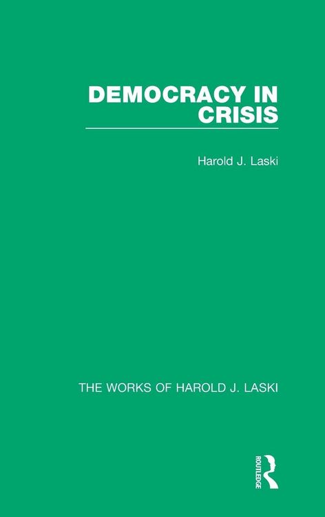 Produktbild: Democracy in Crisis (Works of Harold J. Laski)