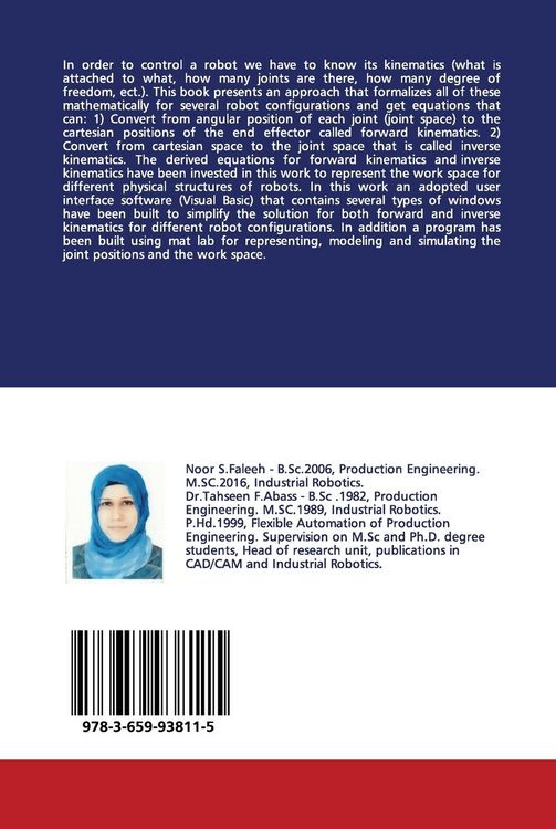 Produktbild: Forward and Inverse Kinematic Analysis of Robots