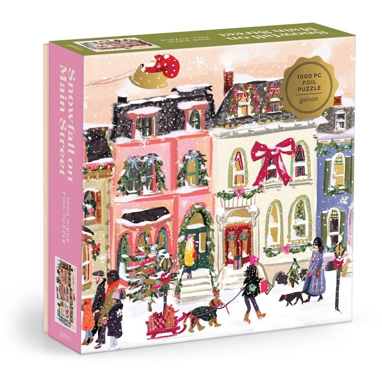 Produktbild: Snowfall on Main Street 1000 Piece Foil Puzzle