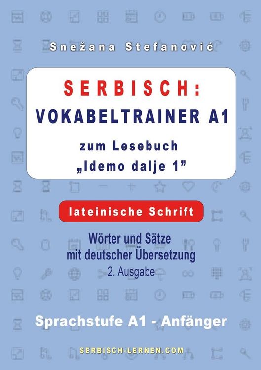 Produktbild: Serbisch: Vokabeltrainer A1 zum Buch "Idemo dalje 1" - lateinische Schrift