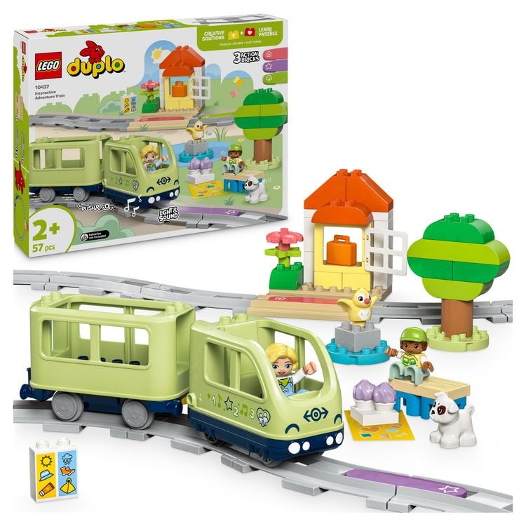 Produktbild: LEGO DUPLO Town 10427 Interaktive Abenteuer-Eisenbahn, Lernspielzeug