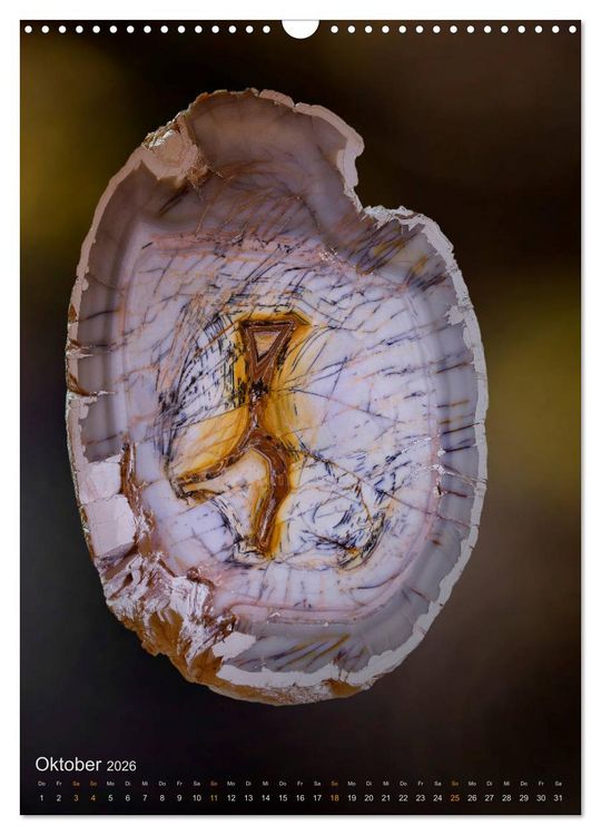 Produktbild: ZAUBERHAFTE MINERALIEN designed by nature (Wandkalender 2026 DIN A3 hoch), CALVENDO Monatskalender