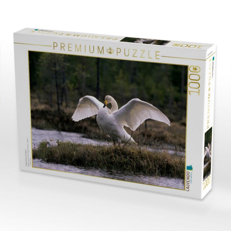 Produktbild: CALVENDO Puzzle Singschw&auml;ne. Finnland | 1000 Teile Lege-Gr&ouml;&szlig;e 64x48cm Foto-Puzzle f&uuml;r gl&uuml;ckliche Stunden