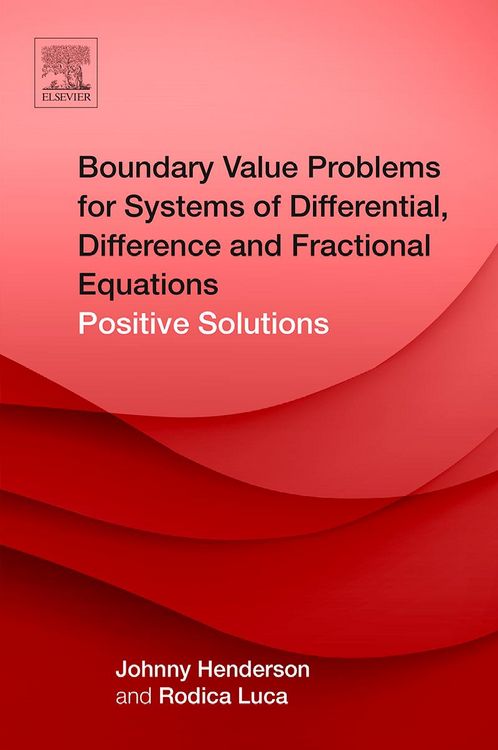 Produktbild: Boundary Value Problems for Systems of Differential, Difference and Fractional Equations