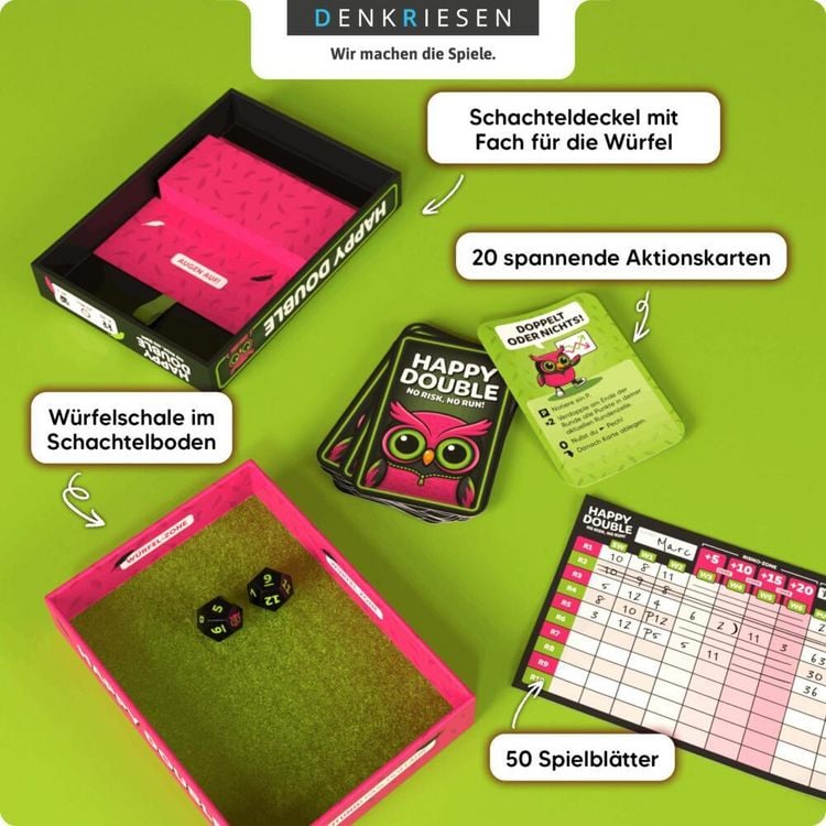 Produktbild: DENKRIESEN - Happy Double - No Risk No Run!
