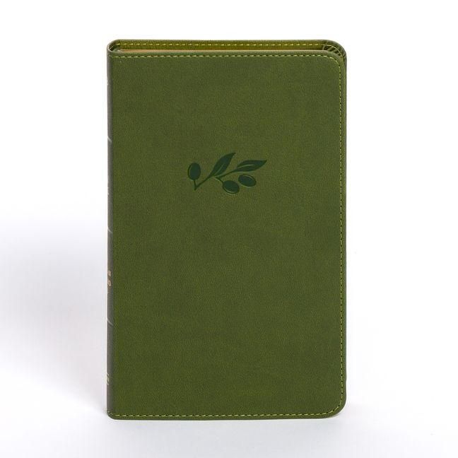 Produktbild: NASB Personal Size Bible, Olive Leathertouch