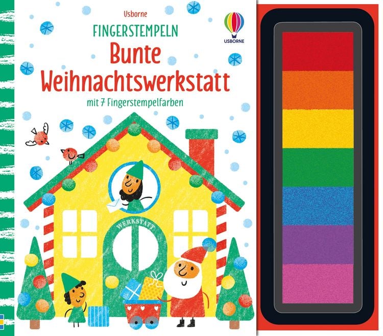 Produktbild: Fingerstempeln: Bunte Weihnachtswerkstatt