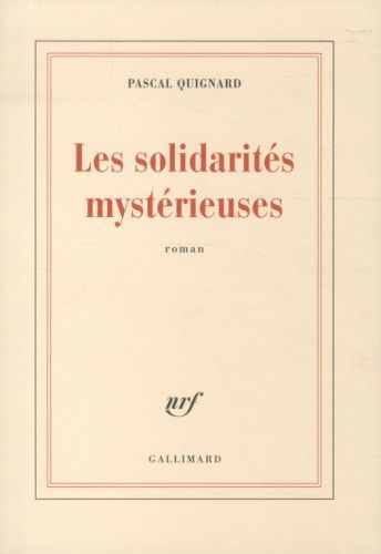 Produktbild: Les solidarit&eacute;s myst&eacute;rieuses