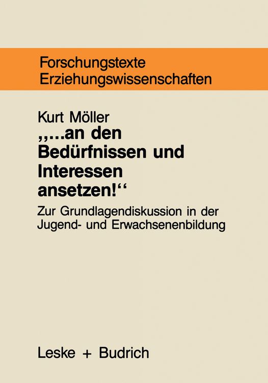 Produktbild: ... an den Bed&uuml;rfnissen und Interessen ansetzen